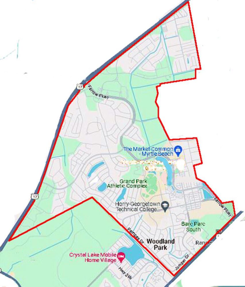 Map Rusthall Common Neighborhood - Market Common Civic Organization